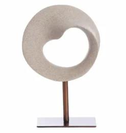 Light en Living Ornament op voet 20x10x30 cm TUZLA taupe+donker brons New