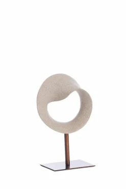 Light en Living Ornament op voet 20x10x30 cm TUZLA taupe+donker brons New