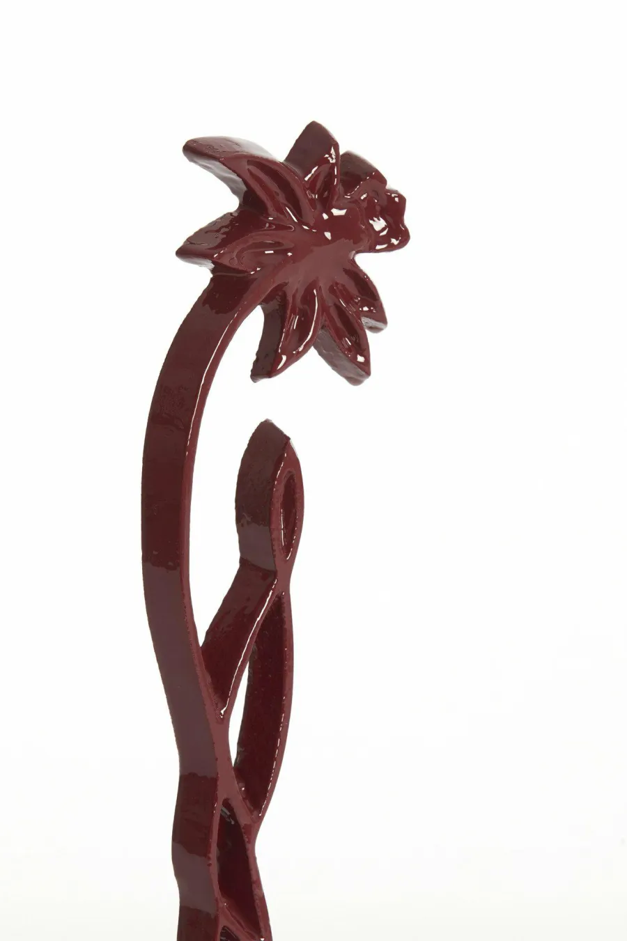 Light en Living Ornament op voet 13x8x30 cm DAFFODIL glans bordeaux Best