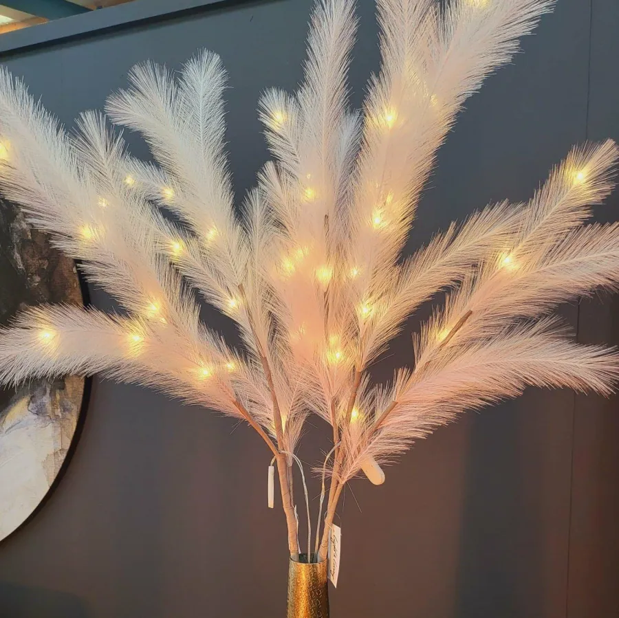 Light en Living Ornament LED 110 cm FEATHER roze Clearance