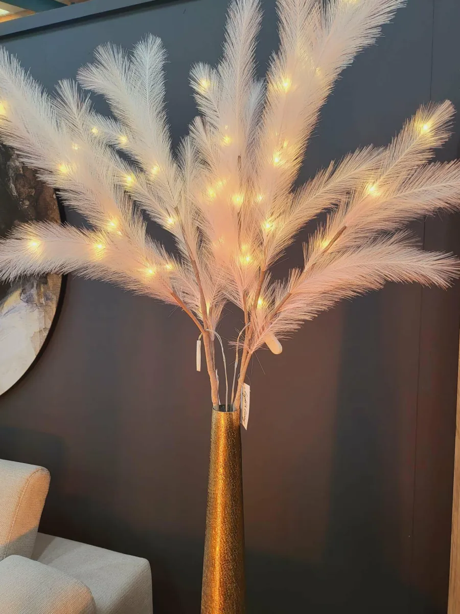 Light en Living Ornament LED 110 cm FEATHER roze Clearance