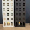 Light en Living Ornament 12x16x39.5 cm BANTRY bruin Clearance