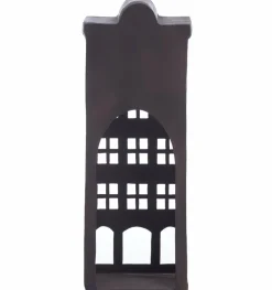 Light en Living Ornament 12x16x39.5 cm BANTRY bruin Clearance