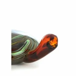 Light en Living Ornament 19x16x7 cm TURTLE glas amber+groen Online