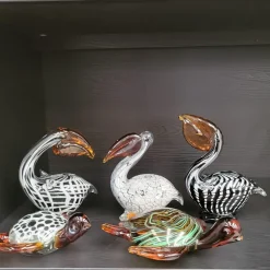 Light en Living Ornament 19x16x7 cm TURTLE glas amber+groen Online