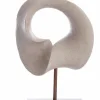 Light en Living Ornament op voet 34x18x43 cm VODICE taupe+donker brons Sale