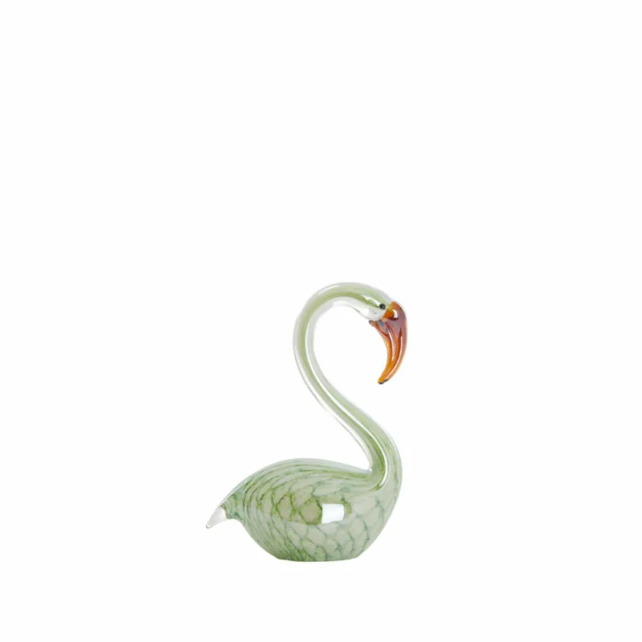 Light en Living Ornament 12x7x17 cm SWAN glas groen Clearance