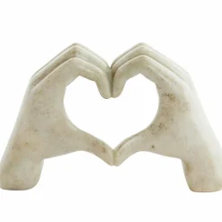 Light en Living Ornament 24,5x9,5x15 cm HANDS taupe grijs Discount