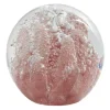 Light en Living Ornament Ø10x10 cm CORAL glas licht roze New