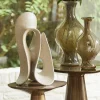 Light en Living Ornament op voet 20,5x19x39 cm ZAZINA taupe Clearance