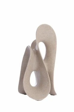 Light en Living Ornament op voet 20,5x19x39 cm ZAZINA taupe Clearance