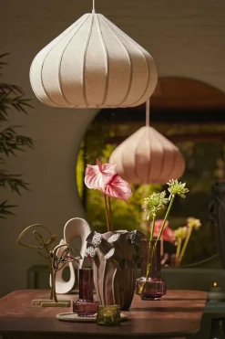 Light en Living Ornament op voet 20,5x19x39 cm ZAZINA taupe Clearance