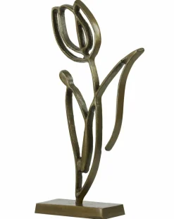 Light en Living Ornament op voet 24x8,5x45 cm TULIPANU antiek brons Online