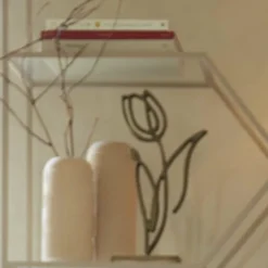Light en Living Ornament op voet 24x8,5x45 cm TULIPANU antiek brons Online