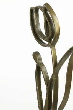 Light en Living Ornament op voet 24x8,5x45 cm TULIPANU antiek brons Online