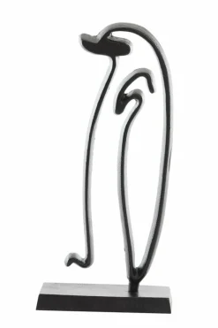 Light en Living Ornament op voet Pinguïn mat zwart - Diverse maten Sale