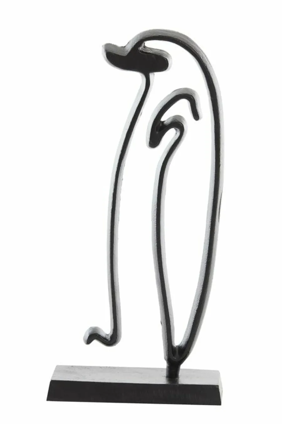 Light en Living Ornament op voet Pinguïn mat zwart - Diverse maten Sale