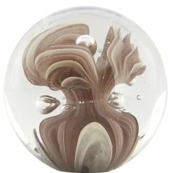 Light en Living Ornament Ø10X10 cm BREON Glas Bruin+Crème Hot