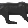 Light en Living Ornament 21x3,5x6,5 cm LEOPARD mat zwart Outlet