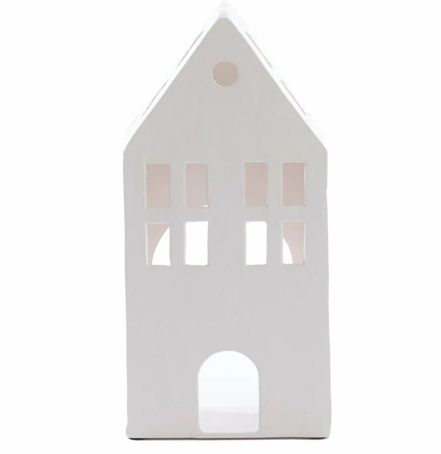 Light en Living Ornament 14x9x30 cm CROMANE crème Sale