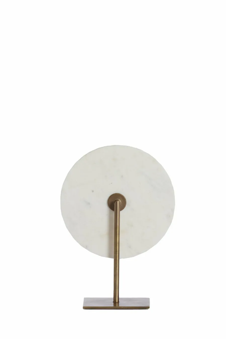 Light en Living Ornament op voet 35x12x50 cm YVO marmer wit+antiek brons Outlet