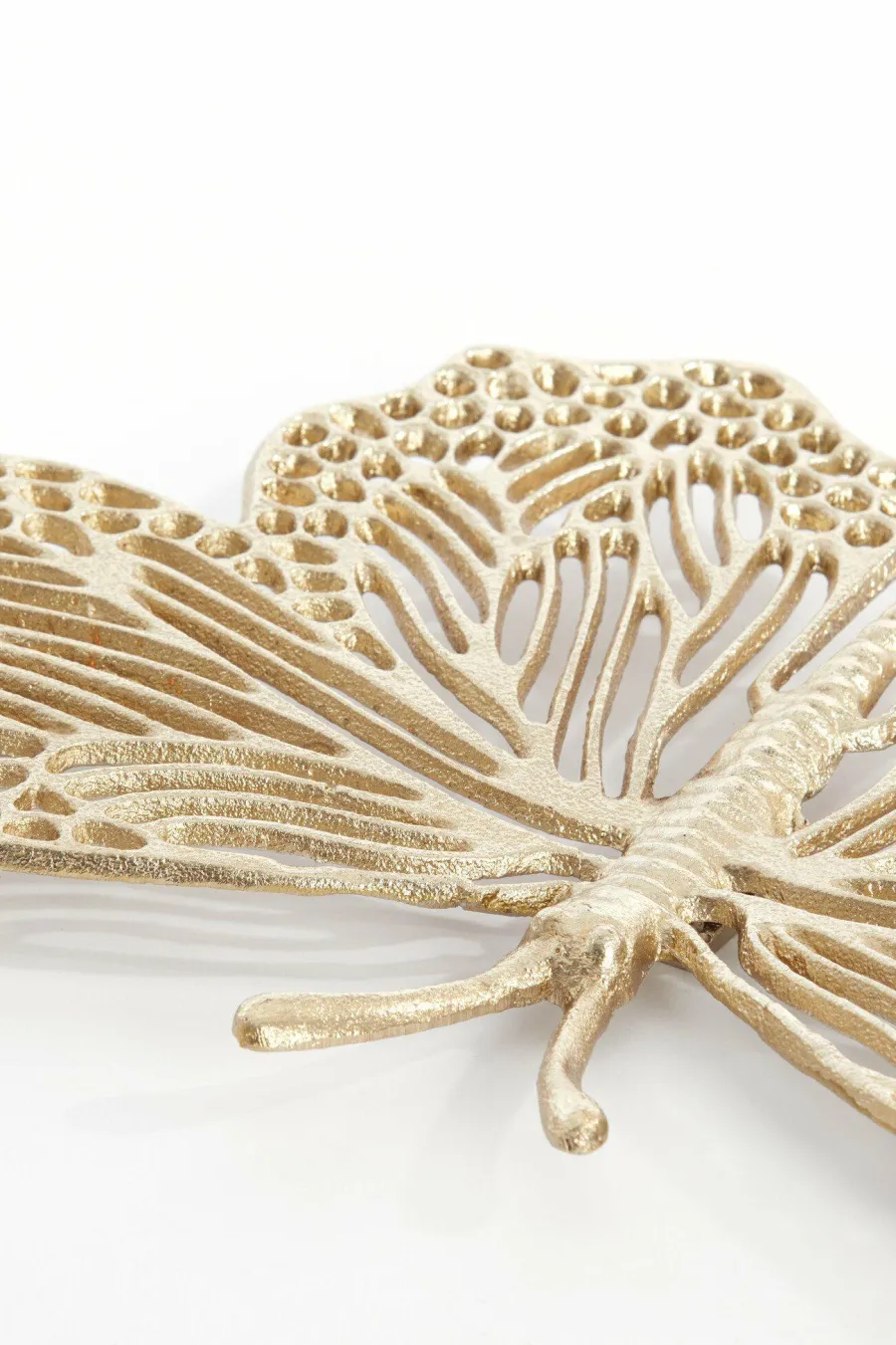 Light en Living Ornament BUTTERFLY set van 3 glanzend goud Clearance