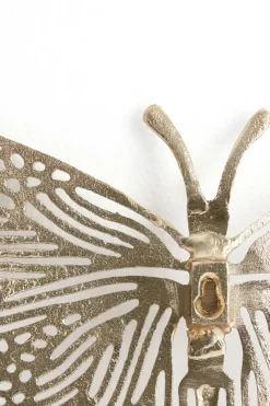 Light en Living Ornament BUTTERFLY set van 3 glanzend goud Clearance