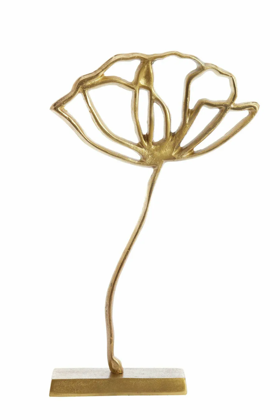 Light en Living Ornament op voet 28x8,5x45 cm PAPAVERU mat goud Online