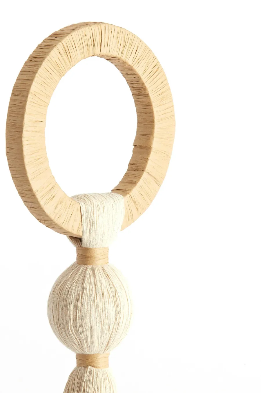 Light en Living Ornament Ø11x47 cm YAVIZA crème+raffia naturel Online