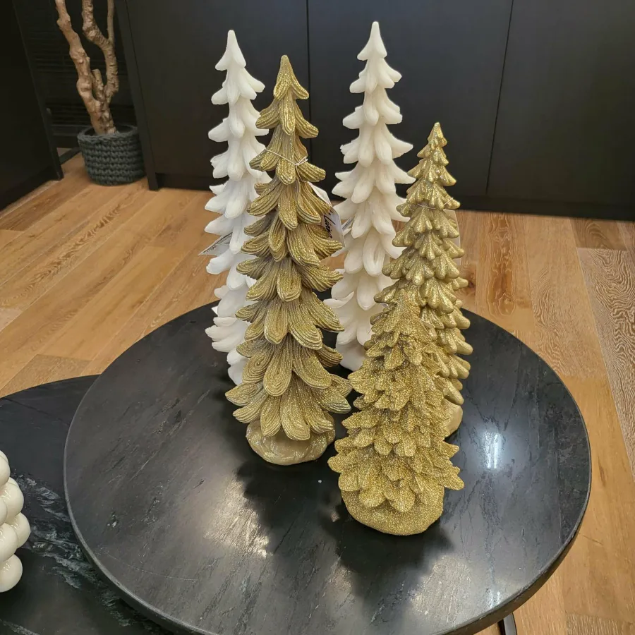 Light en Living Ornament Ø13X25 cm CHRISTMAS TREE goud Hot