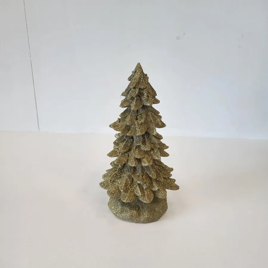 Light en Living Ornament Ø13X25 cm CHRISTMAS TREE goud Hot