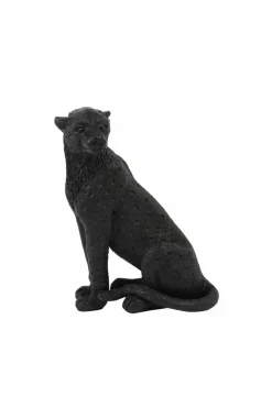Light en Living Ornament CHEETAH velvet Bruin of zwart in 3 maten Hot