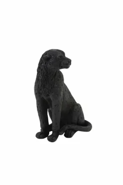 Light en Living Ornament CHEETAH velvet Bruin of zwart in 3 maten Hot