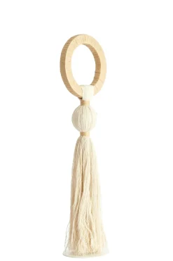 Light en Living Ornament Ø14X62 cm Yaviza creme+Raffia Natural Online
