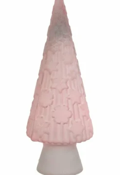 Light en Living Ornament Ø13x34 cm CHRISTMAS TREE glas mat roze Online