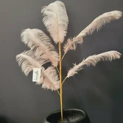Light en Living Ornament 5 veren 129 cm FEATHER licht oud roze New