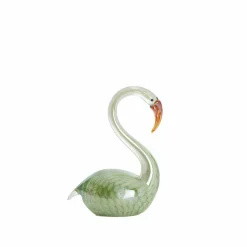 Light en Living Ornament 13x8x20 cm SWAN glas groen Discount
