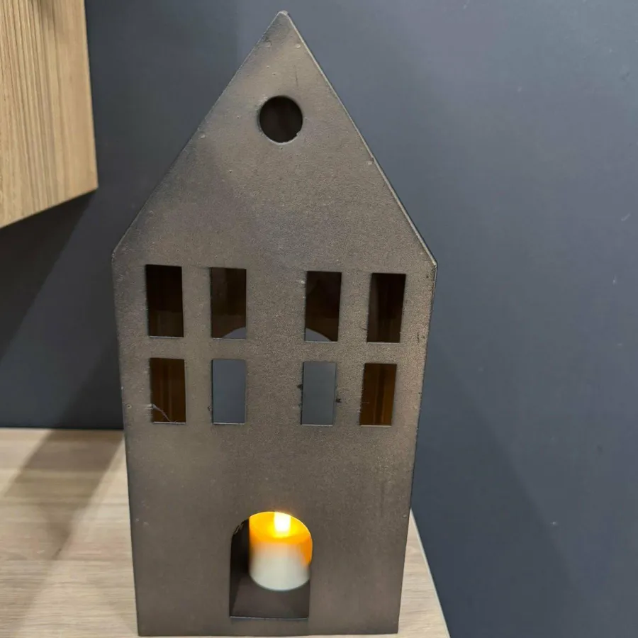 Light en Living Ornament 14x9x30 cm CROMANE bruin Hot