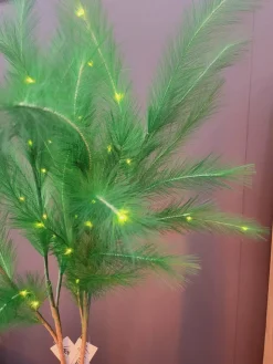 Light en Living Ornament LED 110 cm FEATHER donker groen Discount