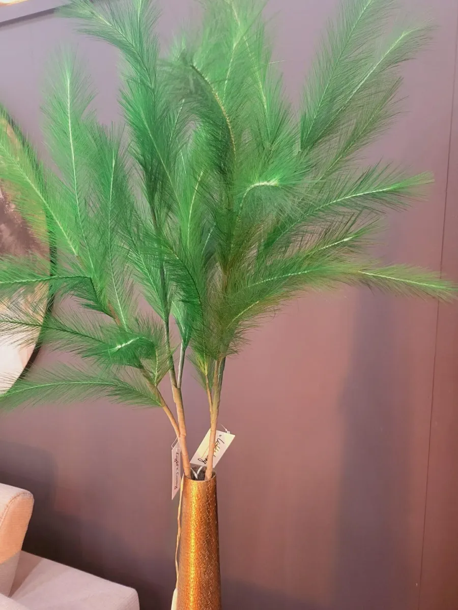 Light en Living Ornament LED 110 cm FEATHER donker groen Discount