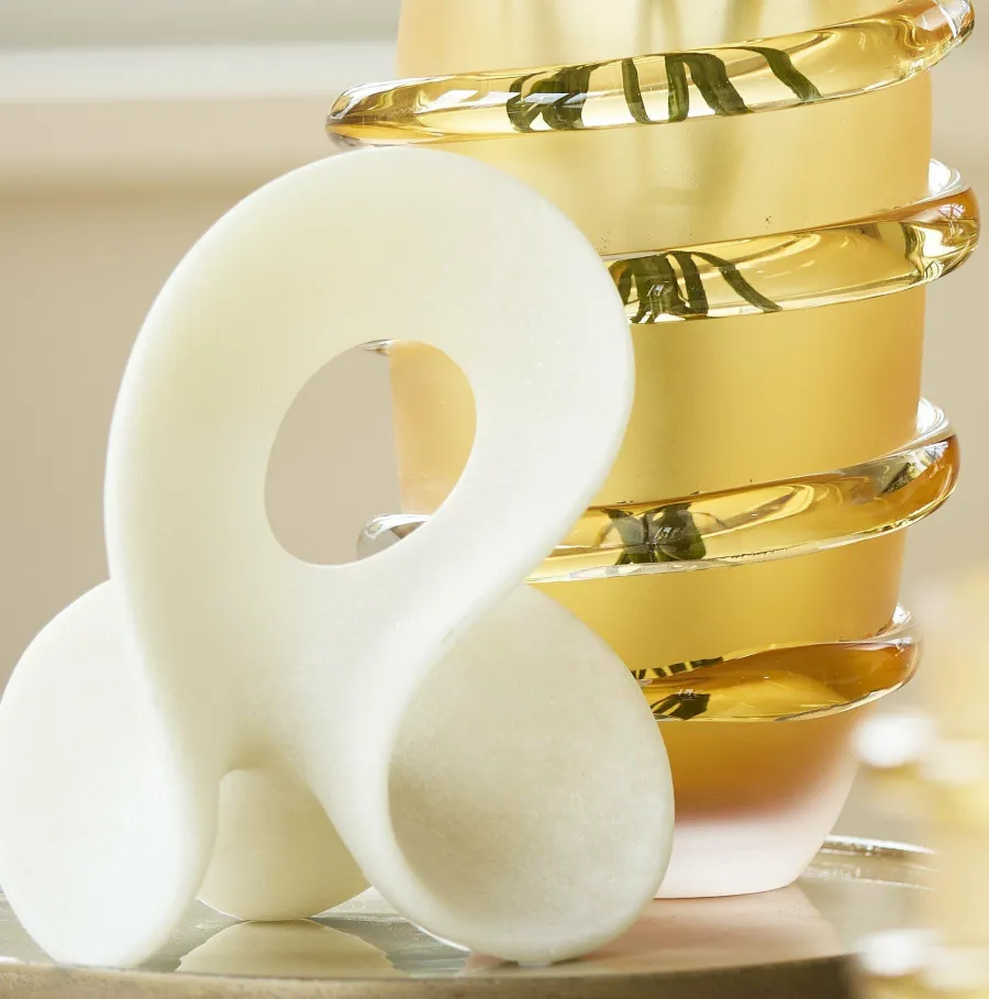 Light en Living Ornament 19,5x14,5x23 cm ZAINO crème Discount