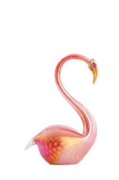 Light en Living Ornament 13x8x20 cm SWAN glas oranje Sale