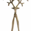Light en Living Ornament 17x20.5x36 cm REINDEER goud / brons Clearance