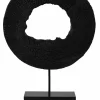 Light en Living Ornament op voet 35x10x53 cm XERRA hout zwart Hot