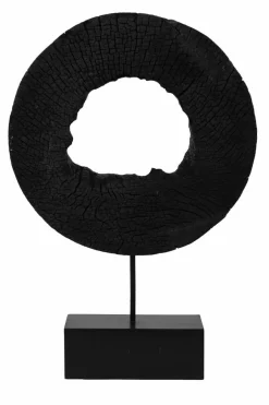 Light en Living Ornament op voet 35x10x53 cm XERRA hout zwart Hot