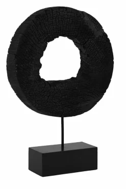 Light en Living Ornament op voet 35x10x53 cm XERRA hout zwart Hot