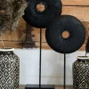 Light en Living Ornament op voet OLUMI hout zwart - 2 maten leverbaar Hot