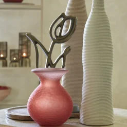 Light en Living Ornament op voet 17x6x35 cm TULIPANU antiek brons Hot