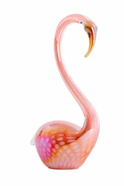 Light en Living Ornament 17x9,5x29 cm SWAN glas oranje Sale