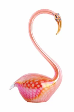 Light en Living Ornament 17x9,5x29 cm SWAN glas oranje Sale